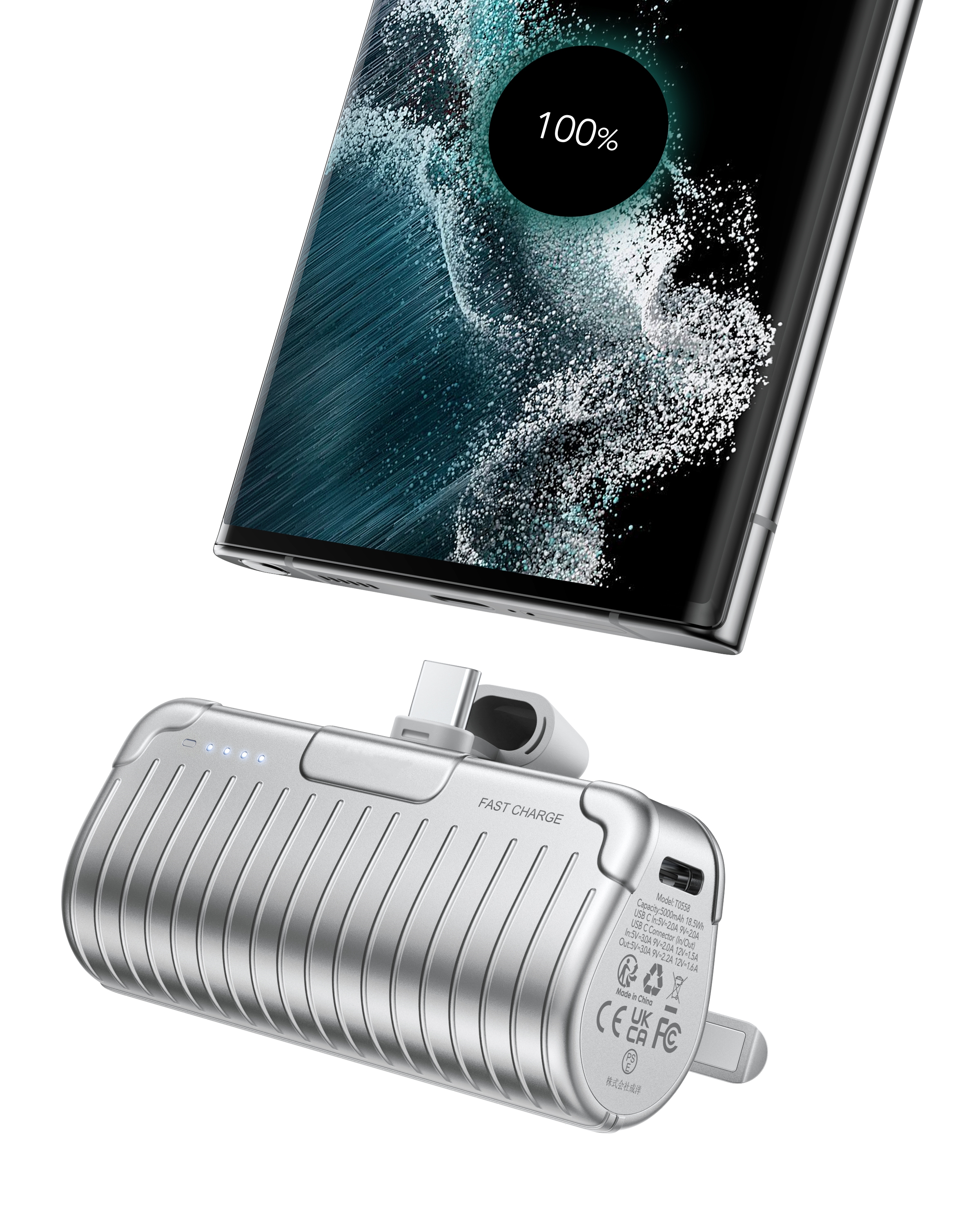 5000mAh Ultra Mini All in One Power Bank for Android