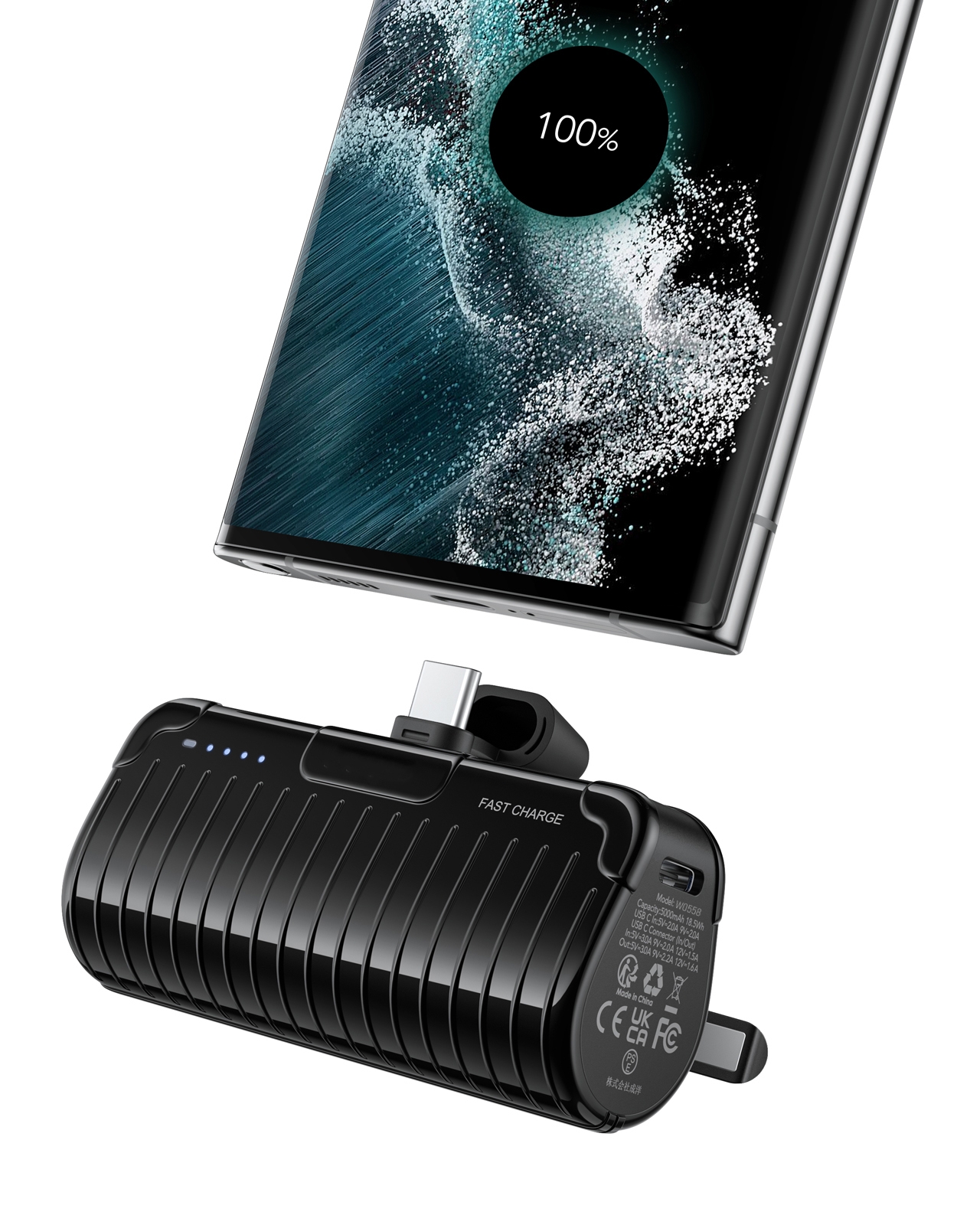 5000mAh Ultra Mini All in One Power Bank for Android