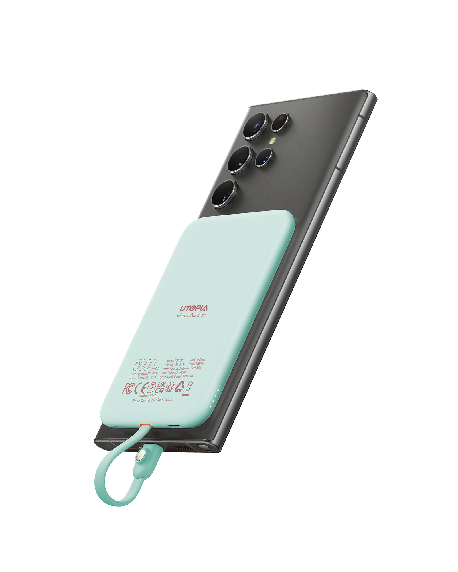 5000mAh Ultra-thin Magnetic Portable Charger