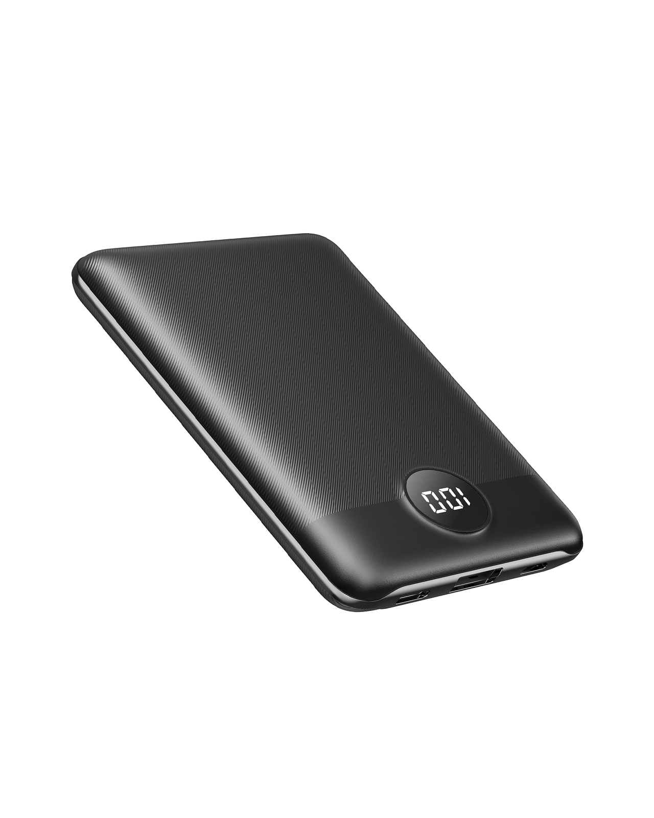 10000mAh Ultra-thin Power Bank with LED Display