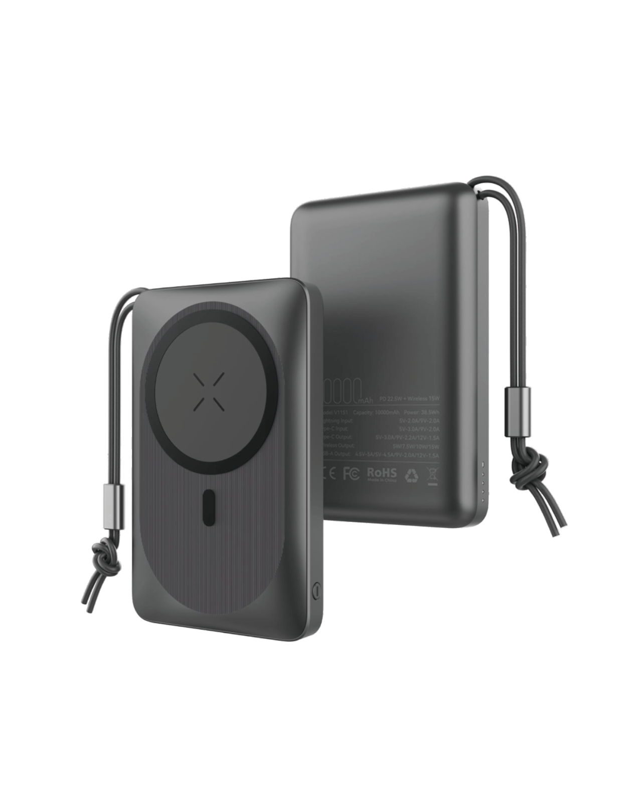 10000mAh Magnetic Wireless Power Bank