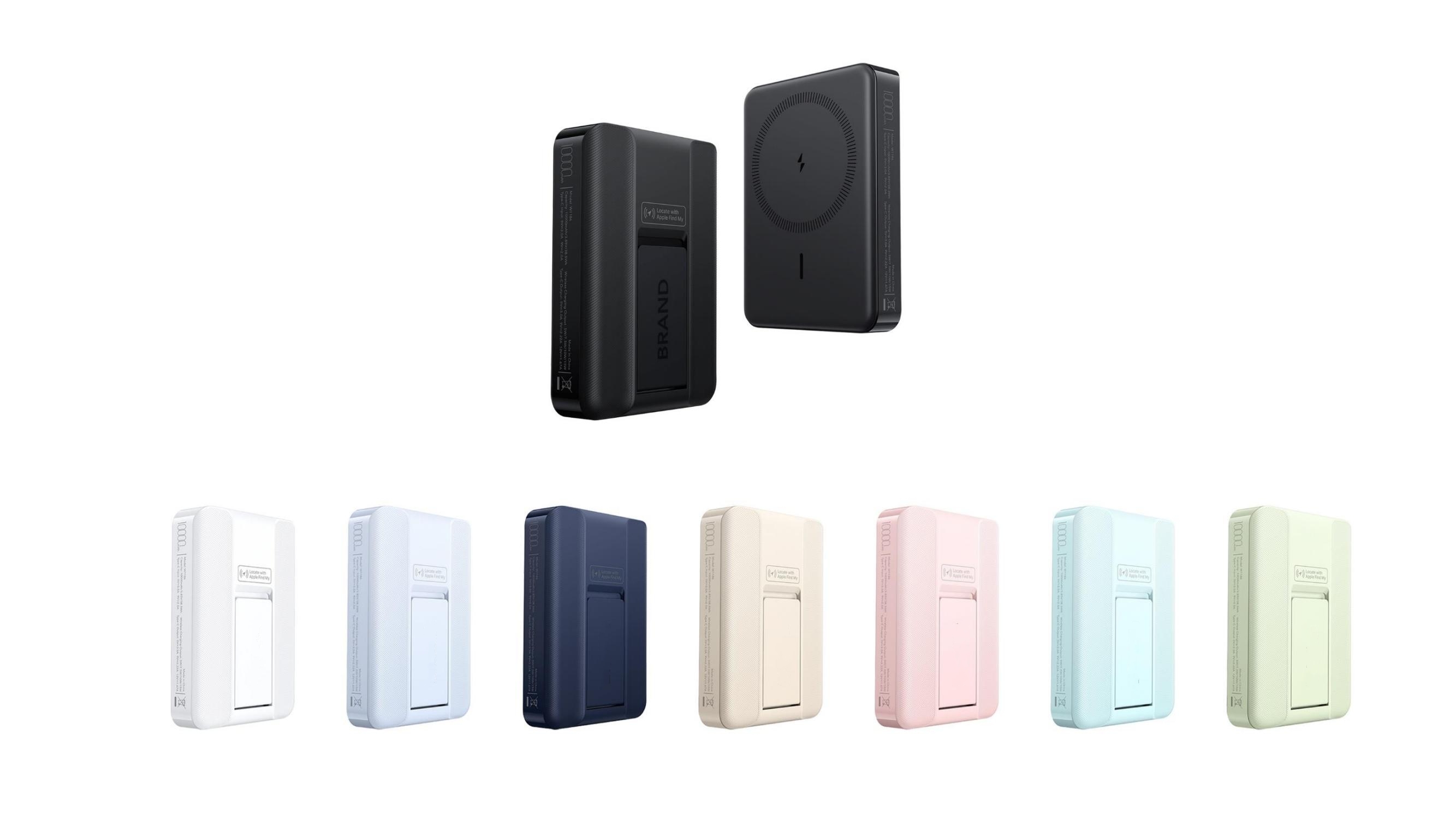 10000mAh Magnetic Wireless Power Bank WalletTrack